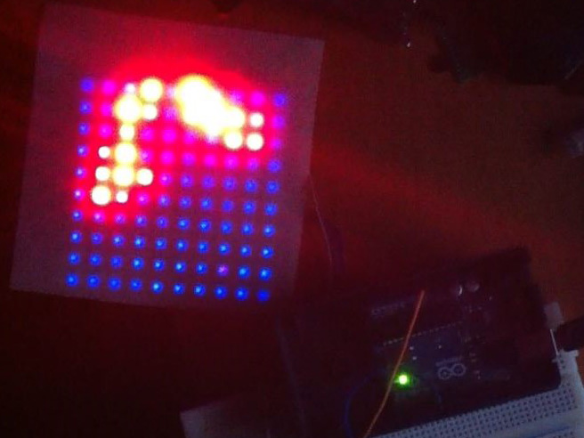 DIY 10x10 WS2812 RGB LED Matrix
