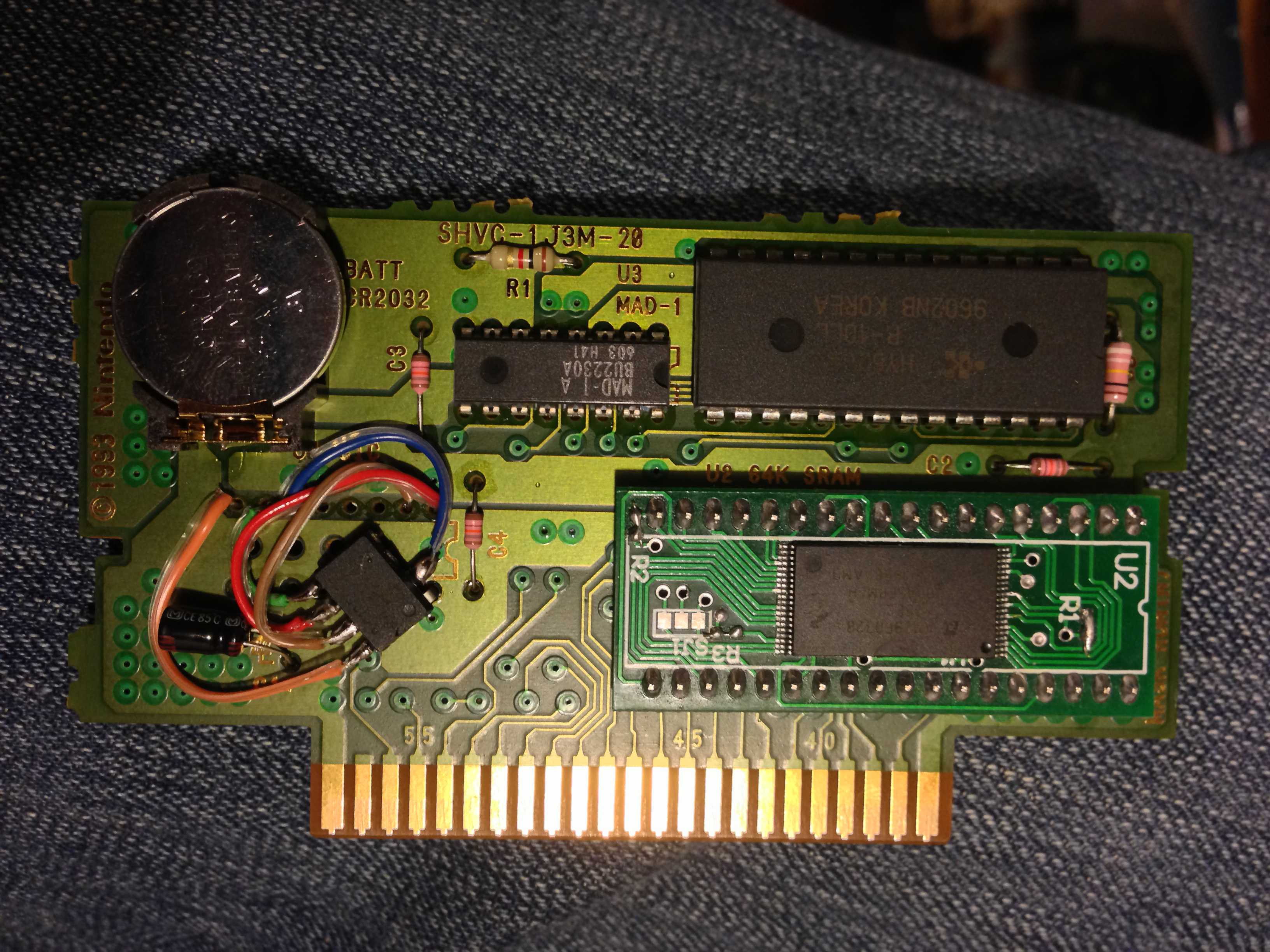SNES Cart region-free modification (Replacing CIC lockout-chip with SuperCIC)